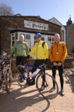 Cyclists at the Priory, Scorton