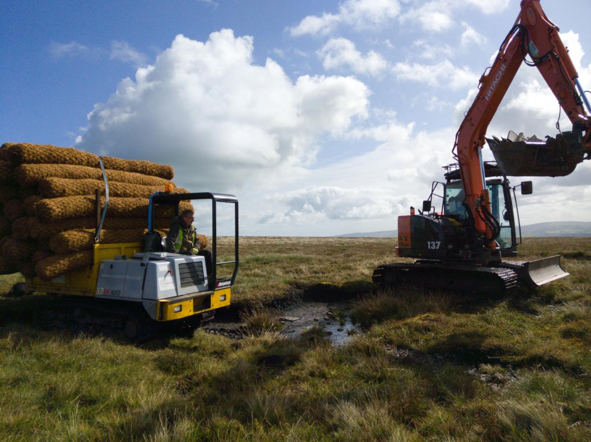 Peat land restoration in Bowland