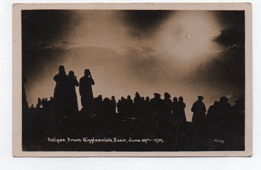 1927 North West Solar Eclipse from Giggleswick Scar_G McLoughlin archive 1927 North West Solar Eclipse from Giggleswick Scar_G McLoughlin archive