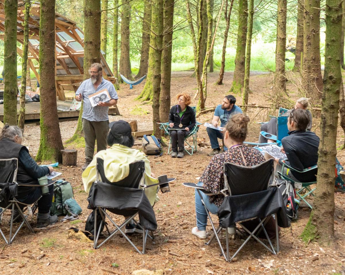 Charcoal Sketching Workshop - image by Tom Pooley