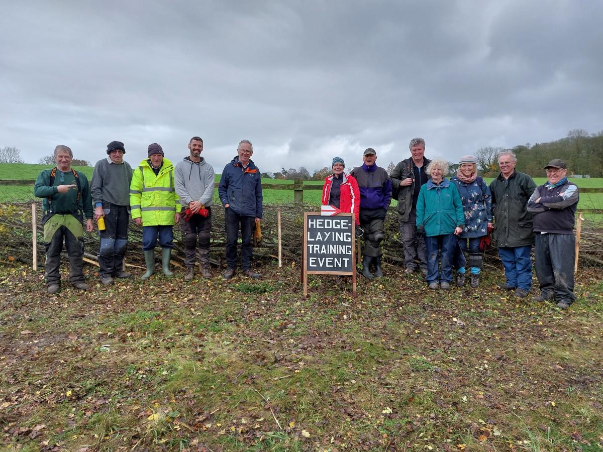 Otter Triangle, Crook O'Lune - hedgelaying training