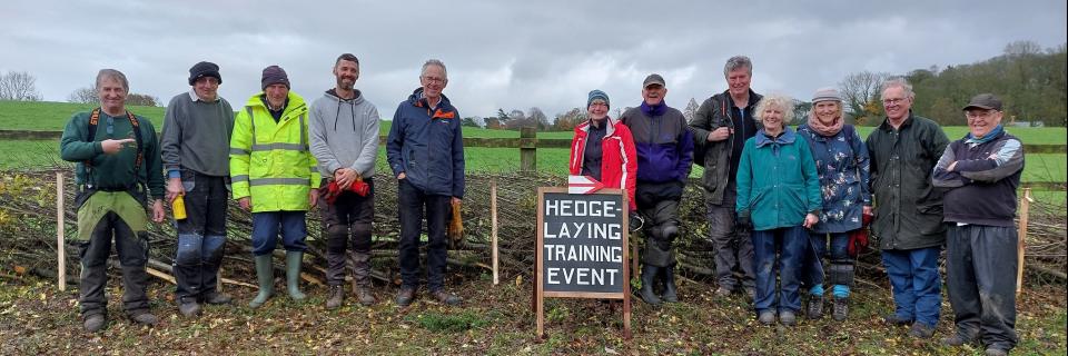 Otter Triangle, Crook O'Lune - Hedgelaying Training