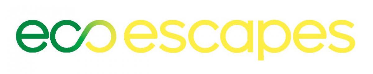 Eco Escapes electric mid green/yellow logo