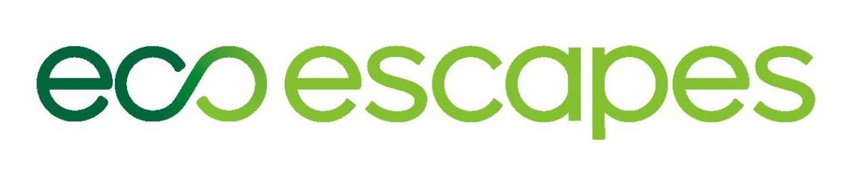 Eco Escapes electric racing green/lime logo