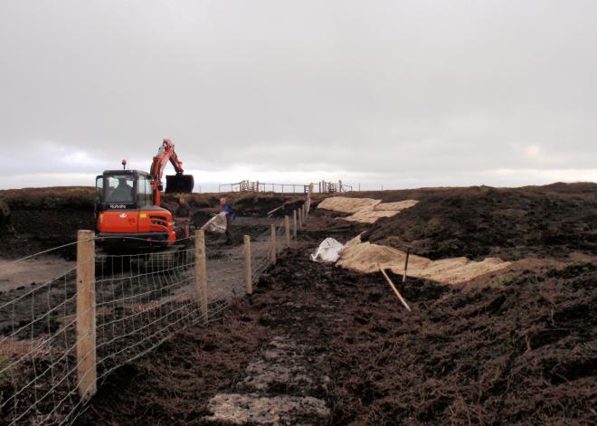 Peat restoration Fiensdale Head