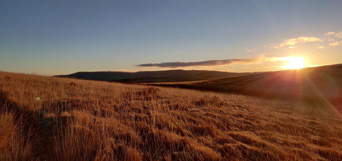 Duncan Singleton - sunrise over Hodder Bank Fell