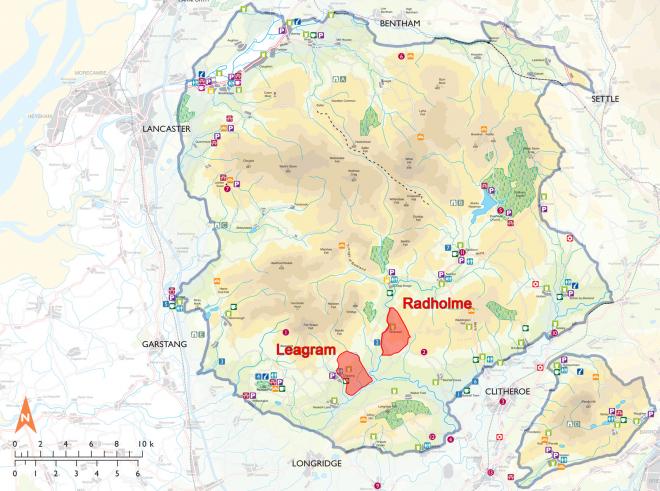 forest of bowland boundary - forest of bowland tourist information