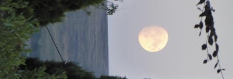 Blue Moon over Burn Moor © Jim Munday