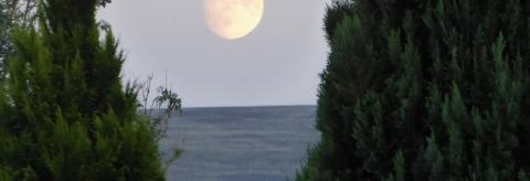Blue Moon over Burn Moor © Jim Munday