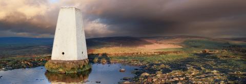 Nicky Nook Trig Point © Mike Coleran