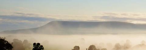 Waking up to the many faces of pendle hill is breathtaking.  © Lucy collinge