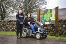 Michelle & Angela - mangers of Gisburn Forest Hub Cafe