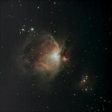 Great Orion Nebula Messier 42 in the Constellation of Orion, Imaged from Trough Road Dunsop Bridge 25/2/22 © Graham McLoughlin