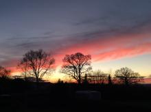 Sunset towards Kemple and Longridge Fell again © Barbara Milne-Redhead