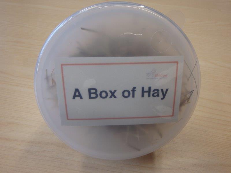 Tub of hay