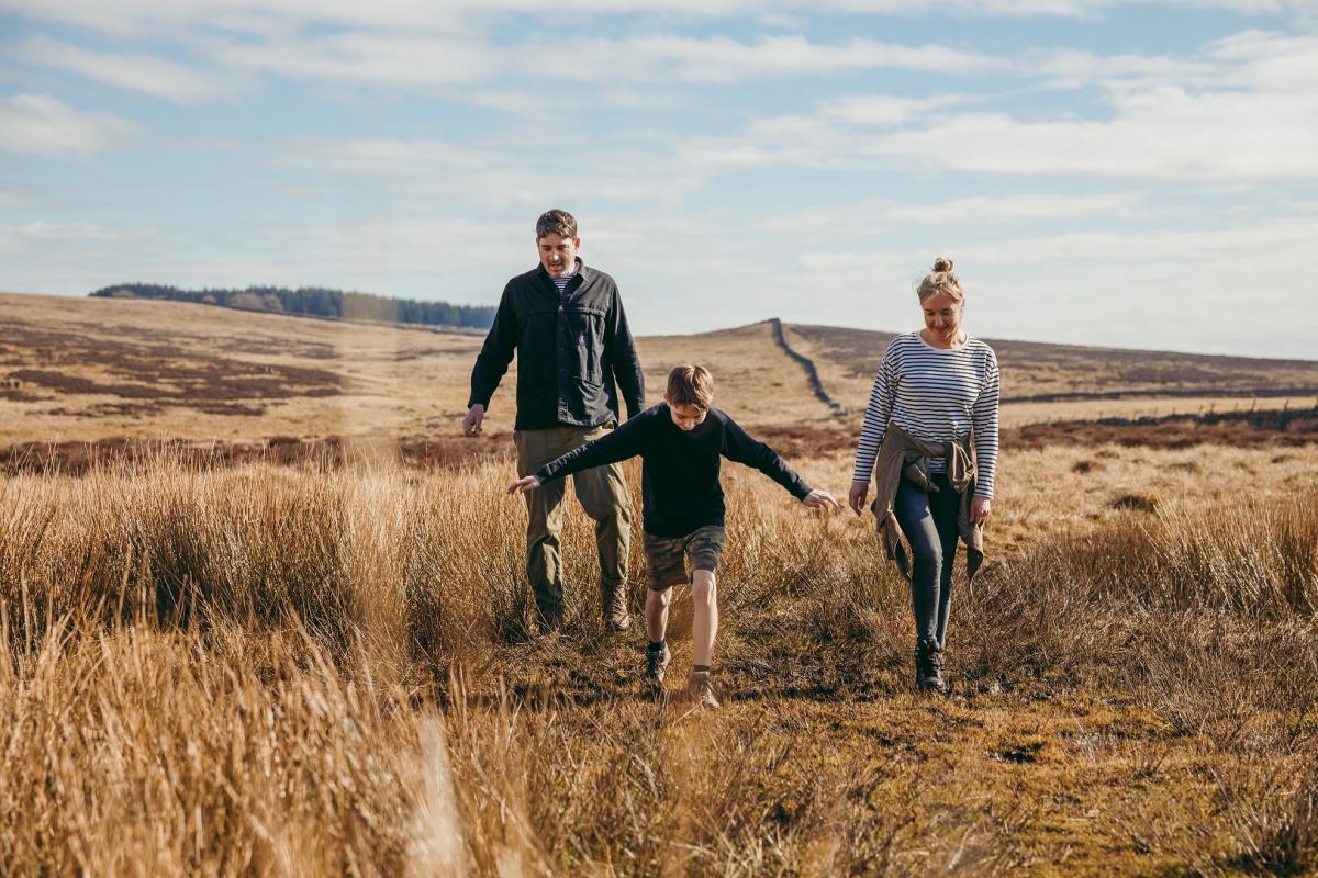 People enjoying Bowland fells