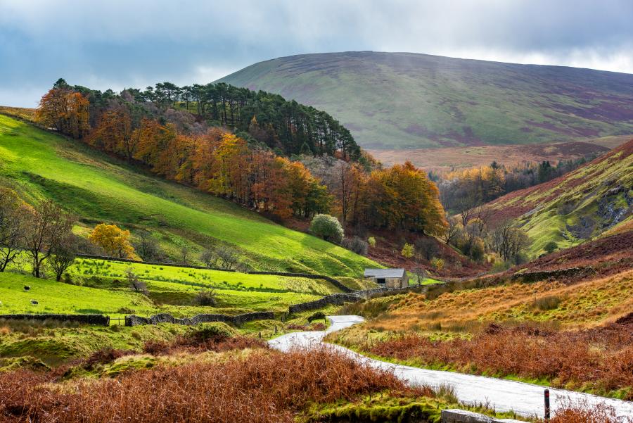 Landscape view of the Trough of Bowland