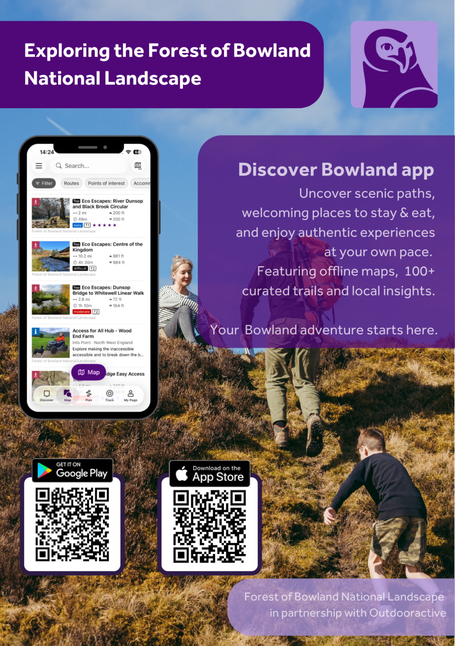 Bowland app poster