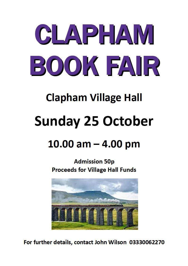 Clapham Book Fair Poster