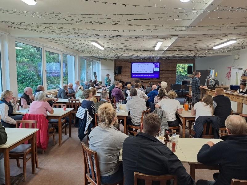 Group of farmers in a meeting room