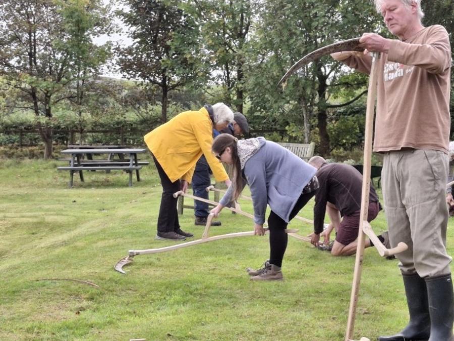 scything at clarion house