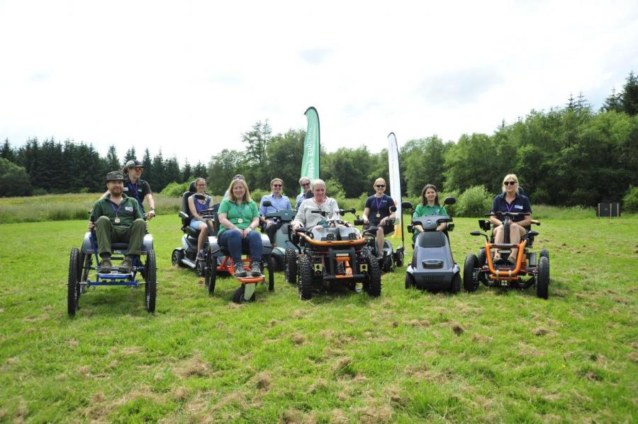 All-terrain wheelchair walk - image by Mark Sutcliffe