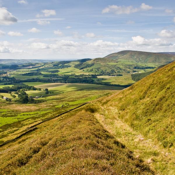 Landscape view from Pendle Hill