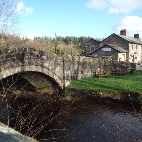 bridge crossing river