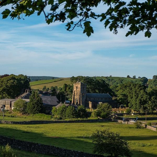 Arial view of Slaidburn