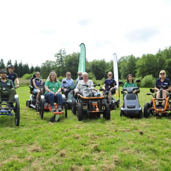All-terrain wheelchair walk - image by Mark Sutcliffe